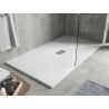 Mexen Hugo obdĺžniková sprchová vanička SMC 150 x 100 cm, biela, kryt inox - 42101015-X