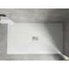 Mexen Hugo obdĺžniková sprchová vanička SMC 150 x 100 cm, biela, kryt inox - 42101015-X