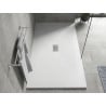 Mexen Hugo obdĺžniková sprchová vanička SMC 150 x 100 cm, biela, kryt inox - 42101015-X