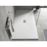 Mexen Hugo obdĺžnikový sprchovací kút SMC 150 x 100 cm, biely, kryt inox - 42101015-X