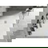 Mexen Hugo obdélníkový sprchový kout SMC 150 x 100 cm, bílý, krycí rám inox - 42101015-X