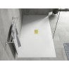 Mexen Hugo pravouhlý sprchový kút SMC 170 x 100 cm, biely, zlatý kryt - 42101017-G