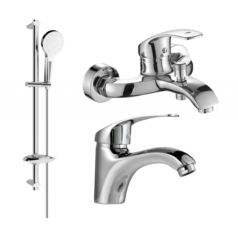 Mexen Fabia DB05 set vaňový, chróm - 746503DB05-00