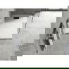 Mexen Hugo štvorcový sprchový panel SMC 130 x 80 cm, biely, čierna krytka - 42108013-B