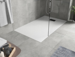 Mexen Hugo obdĺžnikový sprchový kút SMC 160 x 80 cm, biely, čierna krytka - 42108016-B