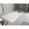 Mexen Hugo pravoúhlá sprchová vanička SMC 170 x 80 cm, biela, čierny kryt - 42108017-B