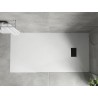 Mexen Hugo Obdĺžniková sprchová vanička SMC 180 x 80 cm, biela, čierny kryt - 42108018-B