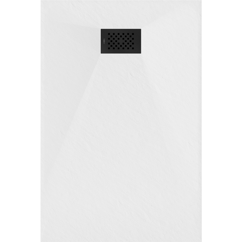 Mexen Hugo rektangulárny sprchový kút SMC 130 x 90 cm, biely, čierny kryt - 42109013-B