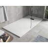 Mexen Hugo obdĺžniková sprchová vanička SMC 180 x 90 cm, biela, čierny kryt - 42109018-B