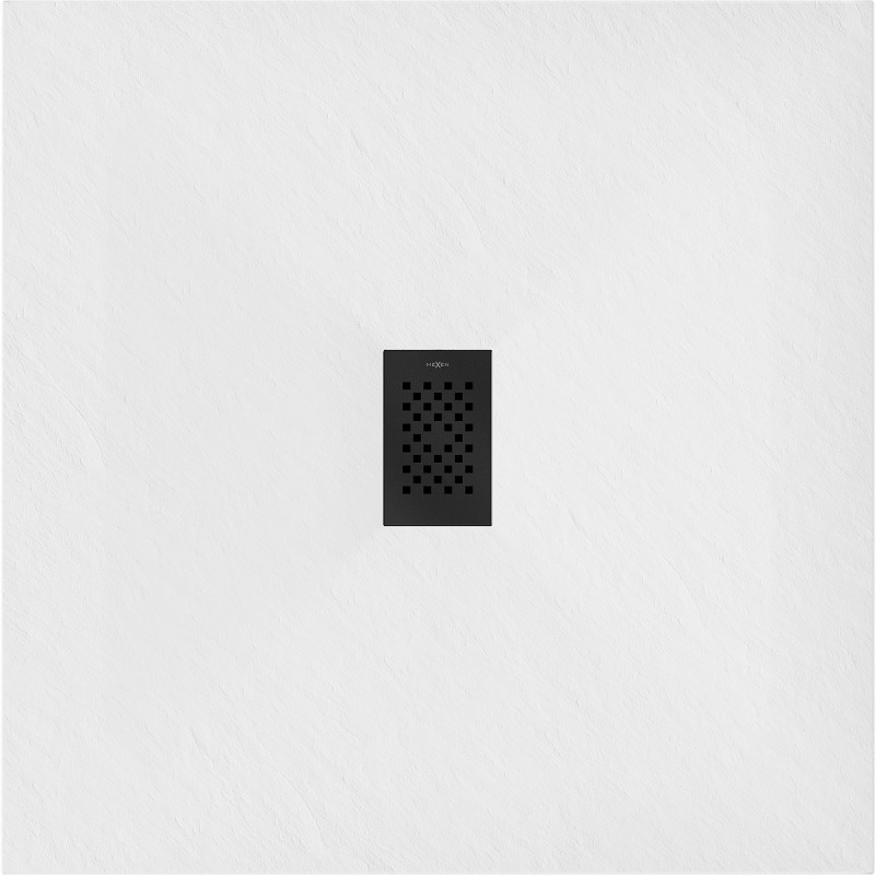 Mexen Hugo štvorcový sprchový kút SMC 100 x 100 cm, biely, čierny kryt - 42101010-B