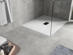 Mexen Hugo obdĺžniková vanička SMC 140 x 100 cm, biela, kryt čierny - 42101014-B