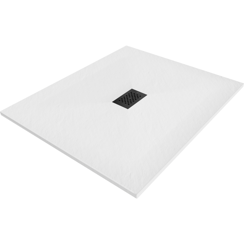 Mexen Hugo obdĺžniková vanička SMC 140 x 100 cm, biela, kryt čierny - 42101014-B