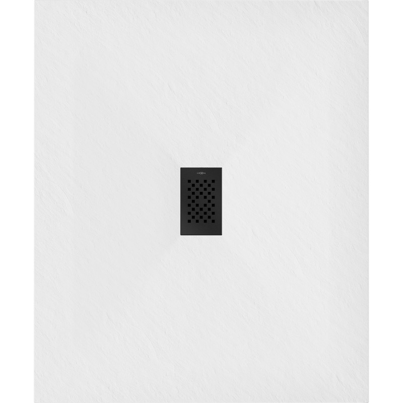 Mexen Hugo obdĺžnikový sprchový kút SMC 140 x 100 cm, biely, čierny kryt - 42101014-B