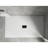 Mexen Hugo obdĺžniková sprchová vanička SMC 170 x 100 cm, biela, krytka čierna - 42101017-B