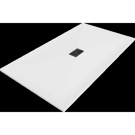 Mexen Hugo rectangle shower tray SMC 180 x 100 cm, white, black cover - 42101018-B