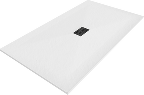 Mexen Hugo obdĺžniková vanička SMC 170 x 100 cm, biela, krytka čierna - 42101017-B