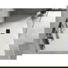 Mexen Hugo obdĺžnikový sprchový žľab SMC 170 x 100 cm, biely, kryt čierny - 42101017-B