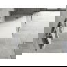 Mexen Hugo štvorcový sprchový box SMC 110 x 90 cm, biely, maska inox - 42109011-X