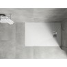 Mexen Hugo pravoúhlový sprchový kút SMC 100 x 90 cm, biely, krytka inox - 42109010-X