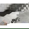 Mexen Hugo obdĺžnikový sprchový žľab SMC 120 x 70 cm, čierny, kryt inox - 42707012-X