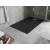 Mexen Hugo rektangulárny sprchový kút SMC 150 x 70 cm, čierny, krytka inox - 42707015-X