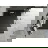 Mexen Hugo sprchový kout obdélníkový SMC 140 x 70 cm, černý, kryt inox - 42707014-X