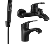 Mexen Fabia R72 kúpeľňový set, čierny - 746503R72-70