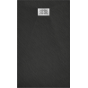 Mexen Hugo obdĺžnikový sprchový kút SMC 160 x 90 cm, čierny, maskovacia mriežka inox - 42709016-X