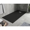 Mexen Hugo obdĺžnikový sprchový kút SMC 170 x 90 cm, čierny, kryt inox - 42709017-X