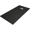 Mexen Hugo obdĺžniková sprchová vanička SMC 180 x 90 cm, čierna, krytka inox - 42709018-X