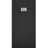 Mexen Hugo obdélníkový sprchový kanál SMC 180 x 90 cm, černý, kryt inox - 42709018-X