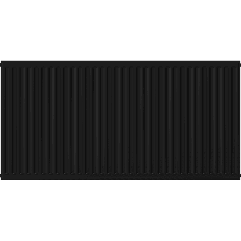 Mexen CH10 Hygienický doskový radiátor 300 x 2400 mm, bočné pripojenie, 795 W, čierny - W410H-030-240-70