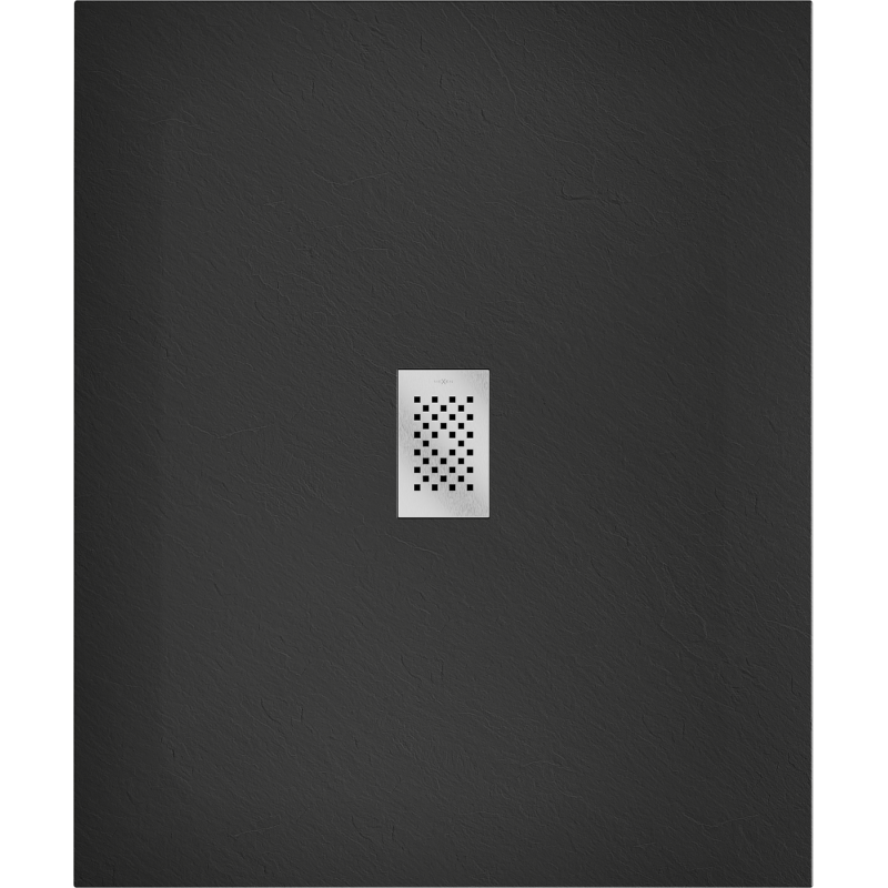 Mexen Hugo obdĺžnikový sprchový kút SMC 140 x 100 cm, čierny, krytka inox - 42701014-X