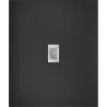 Mexen Hugo obdĺžnikový sprchový odtok SMC 140 x 100 cm, čierny, kryt inox - 42701014-X