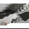 Mexen Hugo obdélníkový sprchový kout SMC 150 x 100 cm, černý, kryt inox - 42701015-X