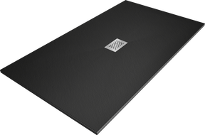 Mexen Hugo obdĺžnikový sprchový kút SMC 200 x 100 cm, čierny, kryt inox - 42701020-X