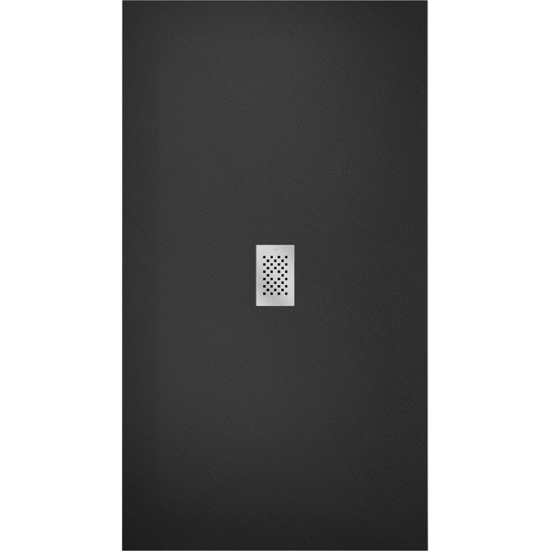 Mexen Hugo rektangulárny sprchový kút SMC 200 x 100 cm, čierny, maskovanie inox - 42701020-X
