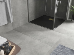 Mexen Hugo štvorcový sprchový kút SMC 80 x 80 cm, čierny, zlatý kryt - 42708080-G