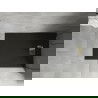 Mexen Hugo sprchový box obdĺžnikový SMC 130 x 70 cm, čierny, zlatený kryt - 42707013-G