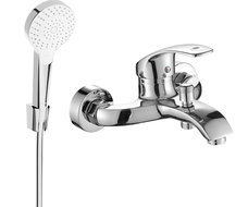 Mexen Fabia R05 vaňová batéria so sprchovacím setom, chróm - 74653R05-00