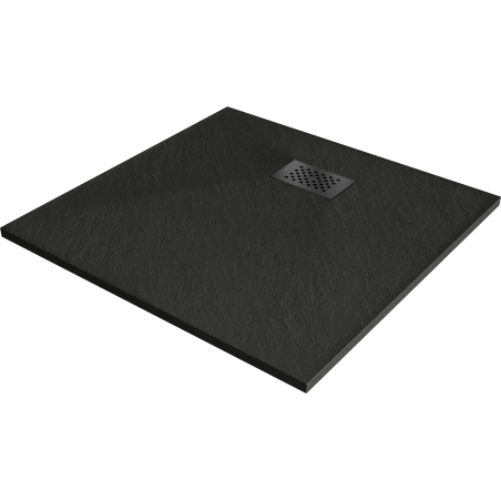 Mexen Hugo štvorec SMC 70 x 70 cm, čierny, čierny kryt - 42707070-B