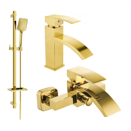 Mexen Libra DQ62 vaňový set, zlatý - 745103DQ62-50