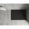 Mexen Hugo obdĺžniková sprchová vanička SMC 110 x 80 cm, čierna, čierny kryt - 42708011-B