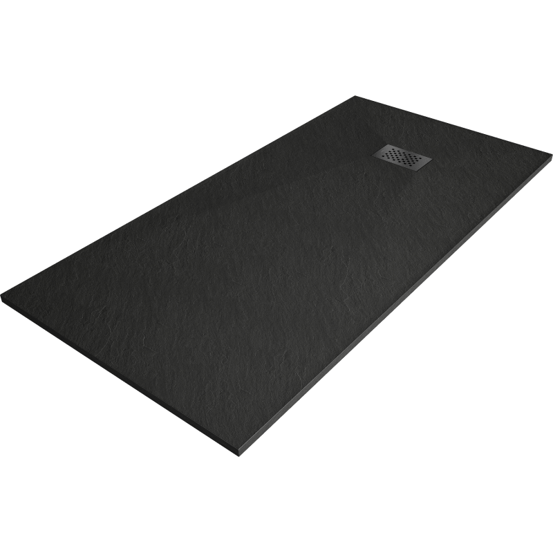 Mexen Hugo obdĺžnikový sprchovací kút SMC 170 x 80 cm, čierny, kryt čierny - 42708017-B