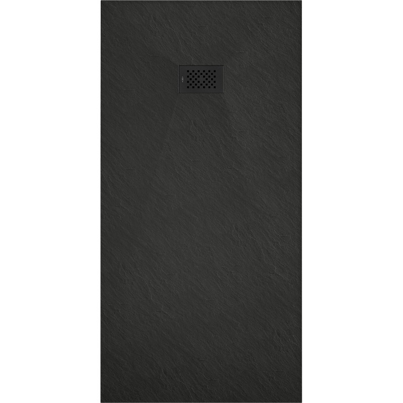 Mexen Hugo Obdĺžniková sprchová vanička SMC 170 x 80 cm, čierna, čierny kryt - 42708017-B