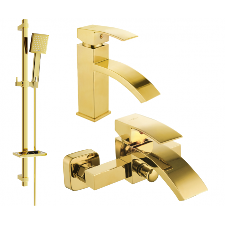 Mexen Libra DQ45 vaňový set, zlatý - 745103DQ45-50