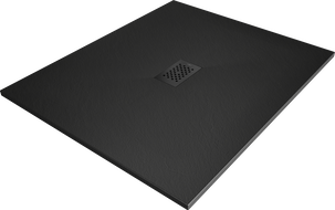 Mexen Hugo obdĺžnikový sprchový kút SMC 140 x 100 cm, čierny, kryt čierny - 42701014-B