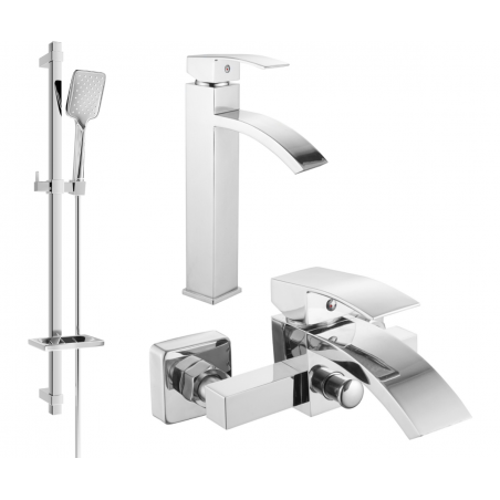 Mexen Libra DQ62 vaňový set, chróm - 745113DQ62-00