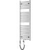 Mexen Ares elektrický radiátor 1200 x 400 mm, 300 W, chróm - W102-1200-400-2300-01