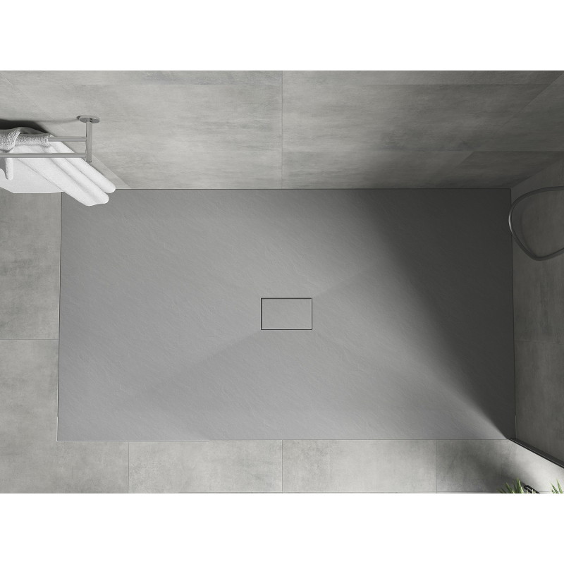 Mexen Hugo Obdĺžniková sprchová vanička SMC 150 x 100 cm, sivá - 42611015